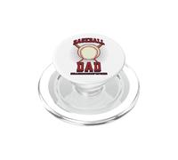 Baseball Dad Like a Regular Dad but Way Cooler Baseball Dad PopSockets PopGrip para MagSafe