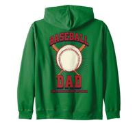 Baseball Dad Like a Regular Dad but Way Cooler Baseball Dad Sudadera con Capucha