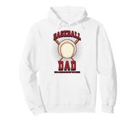 Baseball Dad Like a Regular Dad but Way Cooler Baseball Dad Sudadera con Capucha
