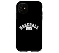 Baseball Dad School Sports Baseball Fan Día del Padre Carcasa para iPhone 11