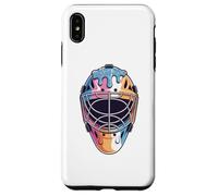 Baseball Fan Boys Catcher Mask Ice Cream Dripping Baseball Carcasa para iPhone XS Max