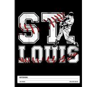 Baseball Fan Notebook: St. Louis Retro Game Day Theme - Sports Lover Gift