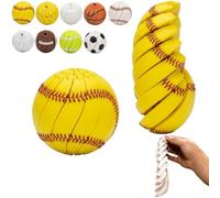 Baseball Fidget Ball Toy,3D Printed Twist and Turn Stress Relief Desk Fidget,Relieve Anxiety Fidgets Balls Sensory Puzzle,Portable Handheld Focus Ball for Adult