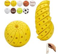 Baseball Fidget Ball Toy,3D Printed Twist and Turn Stress Relief Desk Fidget,Relieve Anxiety Fidgets Balls Sensory Puzzle,Portable Handheld Focus Ball for Adult