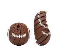 Baseball Fidget Ball Toy for Adults, 3D Printed Sports Style Handheld Items, Rotating Sensory Baseball Fidget Toys, Compact Twist and Turn Relaxing Desk Activity Accessory (D)