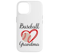 Baseball Grandma Women Family Matching Heart Mother's Day Carcasa para iPhone 14