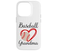 Baseball Grandma Women Family Matching Heart Mother's Day Carcasa para iPhone 14 Pro