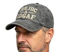 Baseball Hat - Cotton Embroidered Cap | Funny Trucker Hat | Adjustable Dad Hats Breathable Soft Headwear for Men Women Teens, Sun Protection Running Hiking Travel Camping Fishing Sports Daily Wear