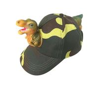 Baseball Hat For - Children Boys Dinosaur, Casual Wear Sun, Protection Fashion Trendy Costume Cap with Adjustable Snapback | Birthday Halloween Camping Zoo Trip Outdoor Vacation Picnic Park