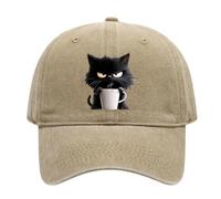 Baseball Hat for Men, Cartoon Animal Cap, Adjustable Vintage Headwear, Soft Breathable Fit, Daily Use for Youth Boys Girls Women Running Hiking Golf Outdoor Activities
