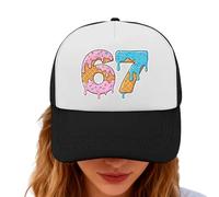 Baseball Hats - Mens Baseball Caps, 67 Number Comfortable Vintage Caps | Ice Cream Theme Base Ball Hat | Ideal For Friends Adults Men Women Outdoor Travel Sports Commute Casual Family
