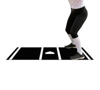 Baseball Hitting Mat, Softball Anti Slip Practice Pad Large Size 53x11.8x0.19in For Batting Swing Training, Shock Absorbing Sports Training Equipment For Backyard Indoor Outdoor Home Gym Use