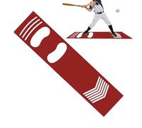 Baseball Hitting Mats - Baseball Training Supplies, Non-Slip Softball Trainer Mat, Dirt & Wear-Resistant, Easy to Clean | Indoor Outdoor Shock-Absorbing Mat for Trainers, League, Beginners, School Tea