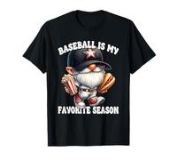 Baseball Is My Favorite Season Baseball Gnome With Sayings Camiseta