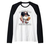 Baseball Is My Favorite Season Baseball Gnome With Sayings Camiseta Manga Raglan