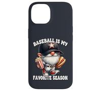 Baseball Is My Favorite Season Baseball Gnome With Sayings Carcasa para iPhone 14