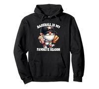 Baseball Is My Favorite Season Baseball Gnome With Sayings Sudadera con Capucha
