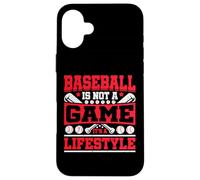 Baseball Is Not A Game It's A Lifestyle Carcasa para iPhone 16 Plus