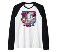 Baseball Lifestyle Ice Cream Drip Home Plate Niños Camiseta Manga Raglan