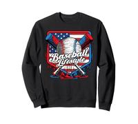 Baseball Lifestyle Ice Cream Drip Home Plate Niños Sudadera