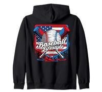 Baseball Lifestyle Ice Cream Drip Home Plate Niños Sudadera con Capucha
