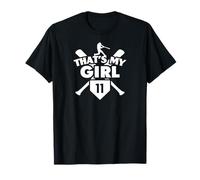 Baseball Mom Dad That's My Girl #11 Softball Number 11 Camisa Camiseta