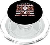 Baseball Mom Funny Cool Mom Leopard Print For Mothers Day PopSockets PopGrip para MagSafe