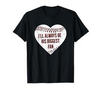 Baseball Mom Siempre Seré Su Mayor Fan Camiseta