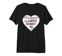Baseball Mom Siempre Seré Su Mayor Fan Camiseta Premium