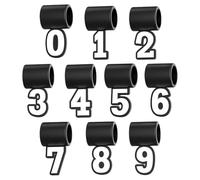 Baseball Number Pendants - Silicone Numbers 0-9 Pendant | Sports Pendantts, Keepsake Commemorative, Baseballs Necklace | Rope Necklaces Pendants | Silicone Jewelry Pendantt Accessories For Brraideds