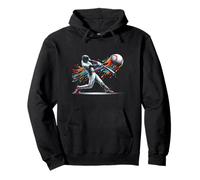 Baseball Player Drip Ice Cream Dripping Bat Sports Lover Sudadera con Capucha