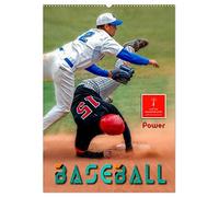 Baseball Power (Wandkalender 2026 DIN A2 hoch), CALVENDO Monatskalender: Baseball, Teamsport der Extra-Klasse - beeindruckende Bilder einer spektakulären Sportart.