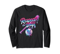 Baseball Respect The Drip Ice Cream Men Women Kids Manga Larga