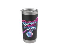 Baseball Respect The Drip Ice Cream Men Women Kids Vaso térmico de acero inoxidable de doble pared