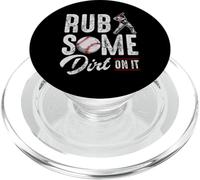 Baseball Rub Some Dirt On It Frases de Humor Divertido Citas PopSockets PopGrip para MagSafe