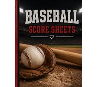 Baseball Score Sheets: Large Baseball Scorebook to Track Games, Lineups, Player Stats, Pitching, and Team Performance | 120 Scorekeeping Pages for Coaches, Players & Fans.