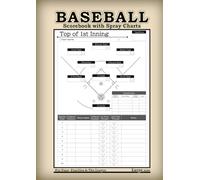 Baseball Scorebook with Spray Charts: Easy-to-Use 1-Page-Per-Inning Game Tracker | Includes Large Spray Charts & Lineup Boards | The Perfect Scoring ... for Parents, Fans & Adult Leagues Large size