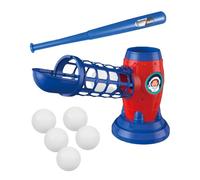 Baseball Set for Kids - Outdoor Sport Toy Games Kit, Automatic Pitching Practice Machine, Beginner Batting Play Equipment | Active Backyard Skill Development Set for Children Ages Three to Eight
