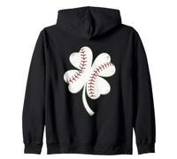 Baseball Shamrock St Patricks Day Men Women Kids Sudadera con Capucha