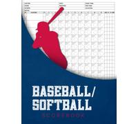 Baseball/Softball Scorebook: Baseball/Softball Score Keeping Book | Baseball Scorebook | Softball Scorekeeper Boook | Baseball Stat Book | Large Print - (8.5" x 11" Inches)