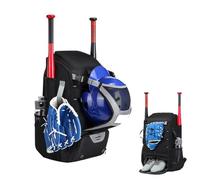 Baseball Sports Backpack, Lightweight Large Gear Bag, Shoe Compartment Bat Storage Pack with Breathable Multi Pocket Organization, Backpack with Compact Design, Durable Game Ready Carry Solution