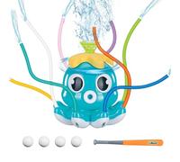 Baseball Sprinkler Toy, Rotating Interactive Summer Splash Game Kids, Backyard Lawn Water Activity, Compact Ideal for Boys and Girls, Outdoor Pool Party Toy Hot Weather Play Family Fun