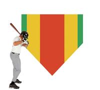 Baseball Training Plate, Pitching and Hitting Practice sin límites, High Visibility Weatherproof Base for Backyard Fields, Ideal Pitchers, Beginners, Referees, Players, Batters