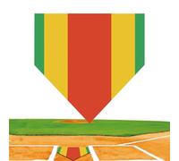 Baseball Training Plate, Pitching Hitting Practice Mat, 15.75x23.62 Inches Non-Slip Base, Weatherproof Durable Design, Training Aid for Backyard Field Use, Coaches, Players, Referees, Beginners