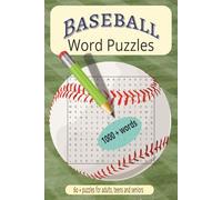Baseball Word Puzzles: Word Searches with Easy-to-Read Print about Baseball, Baseball Games and all things related to Baseball, (6” x 9” with 120 ... … Great for Vacations, Holidays & Free Times