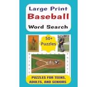 Baseball Word Search Book: Easy to Read Word Search Puzzle Book about Baseball, including Terms, Phrases, and Slang | LARGE PRINT, 6x9 inches, 110 pages, 50+ Puzzles... Gift for Baseball Enthusiasts