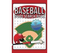 Baseball Word Search Book: Puzzles With Easy To Read Print | 6x9 inches, 110 pages | 50+ Searches | Gift For Friends & Family