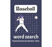 Baseball Word Search Puzzel Book: Word Searches with Easy to Read Print about Baseball Teams, Famous Players and Legends | 6x9 inches, 110 pages| 50+ Puzzles | Perfect Gift for Baseball Fans