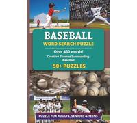 Baseball Word Search Puzzle Book: 50+ Themed Word Search Puzzles with Easy to Read Print about Baseball, Baseball Terms, Baseball Plays and More | 6x9 ... vacation, Holidays, Free Times & Relaxation