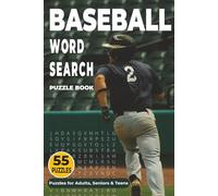 Baseball Word Search Puzzle Book: 55 Puzzles | Puzzles for Adults, Seniors & Teens